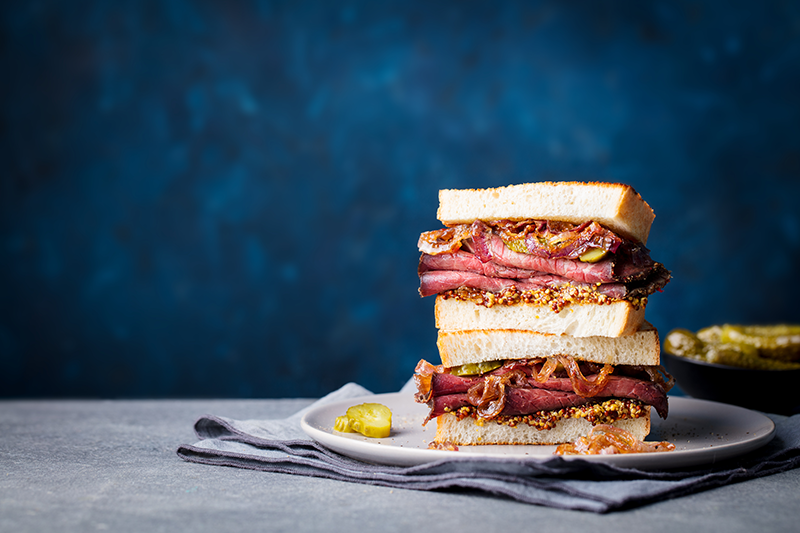 Beef and Bacon Sandwich